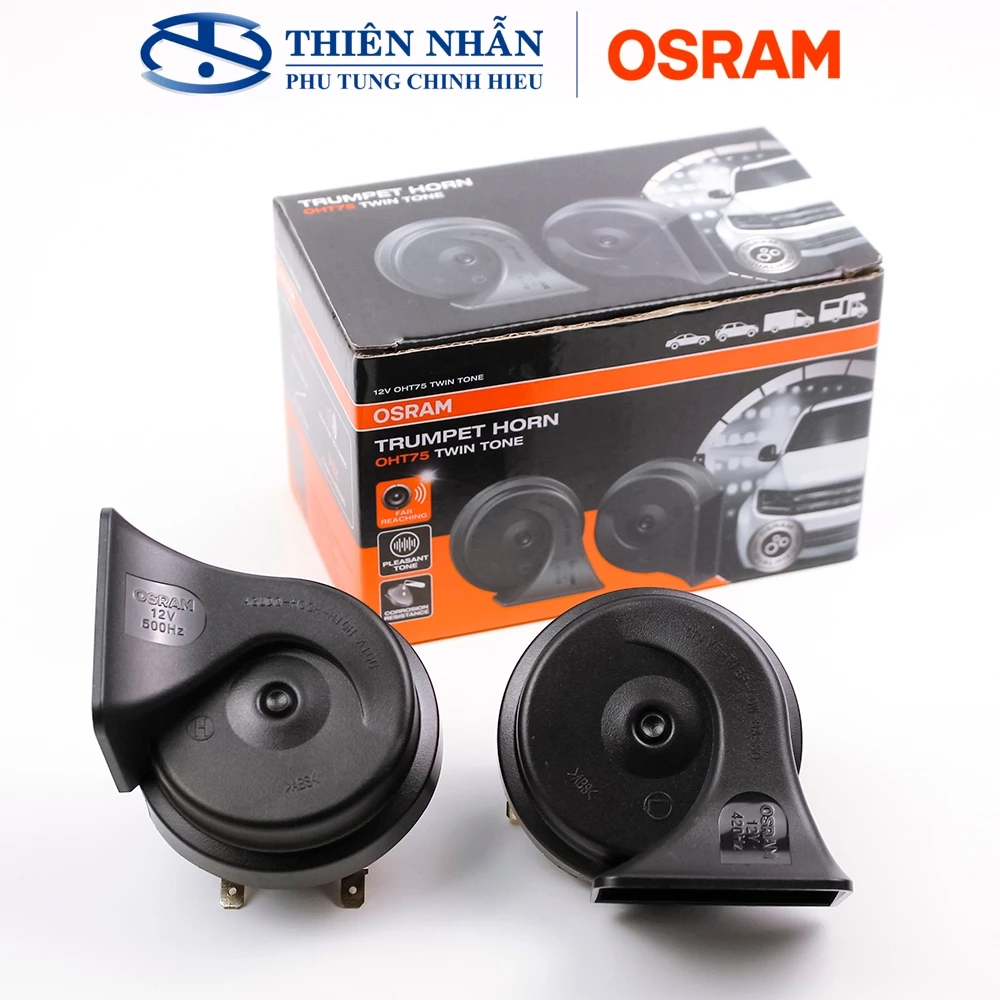 Còi sò ô tô OSRAM Trumpet Horn OHT75 Twin Tone - Ảnh 2