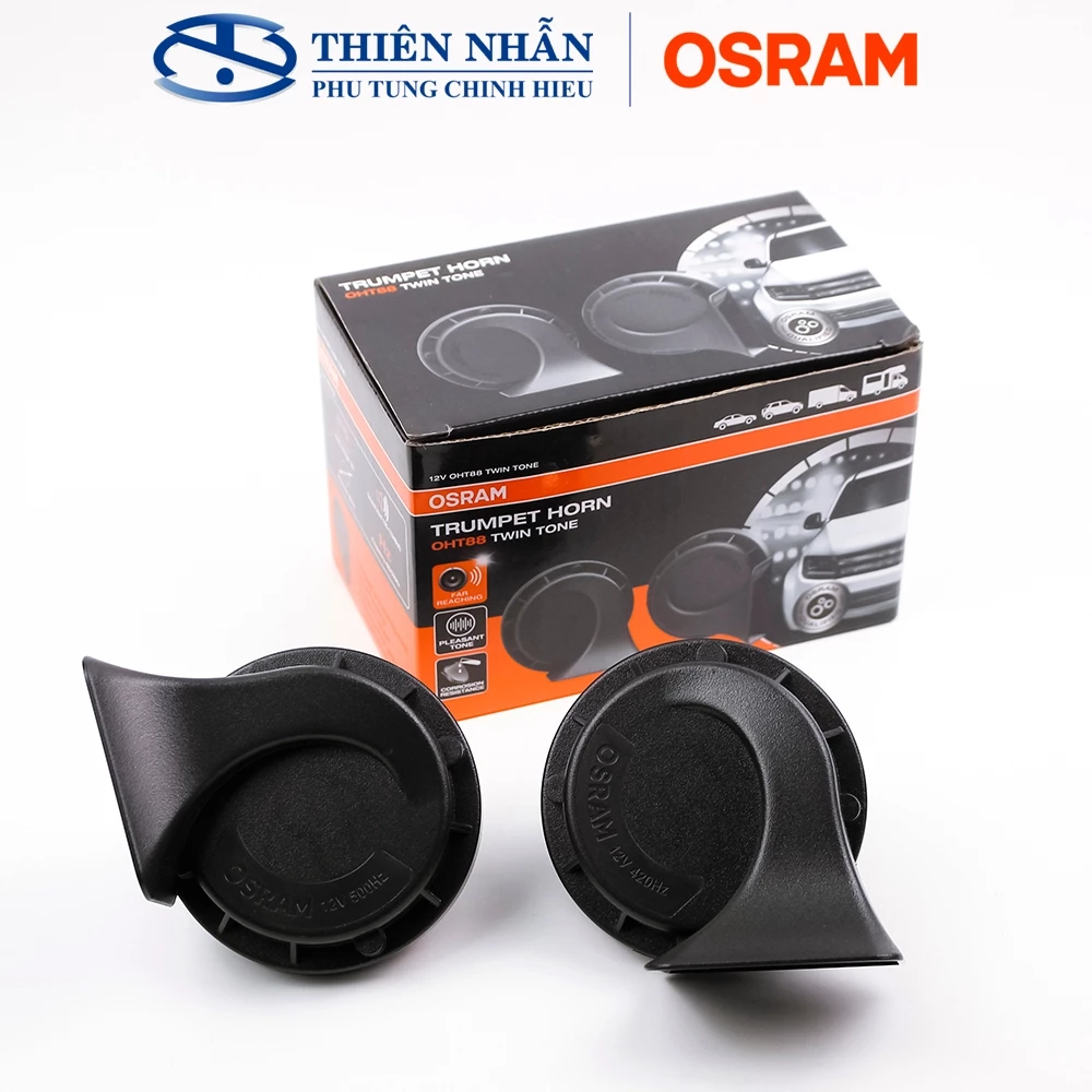 Còi sò ô tô OSRAM Trumpet Horn OHT88 Twin Tone - Ảnh 2