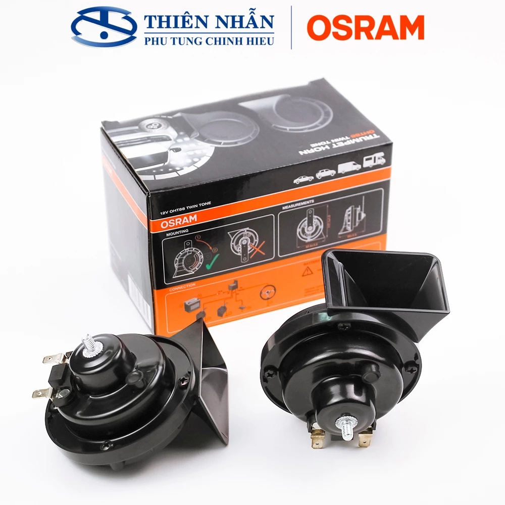 Còi sò ô tô OSRAM Trumpet Horn OHT88 Twin Tone - Ảnh 3