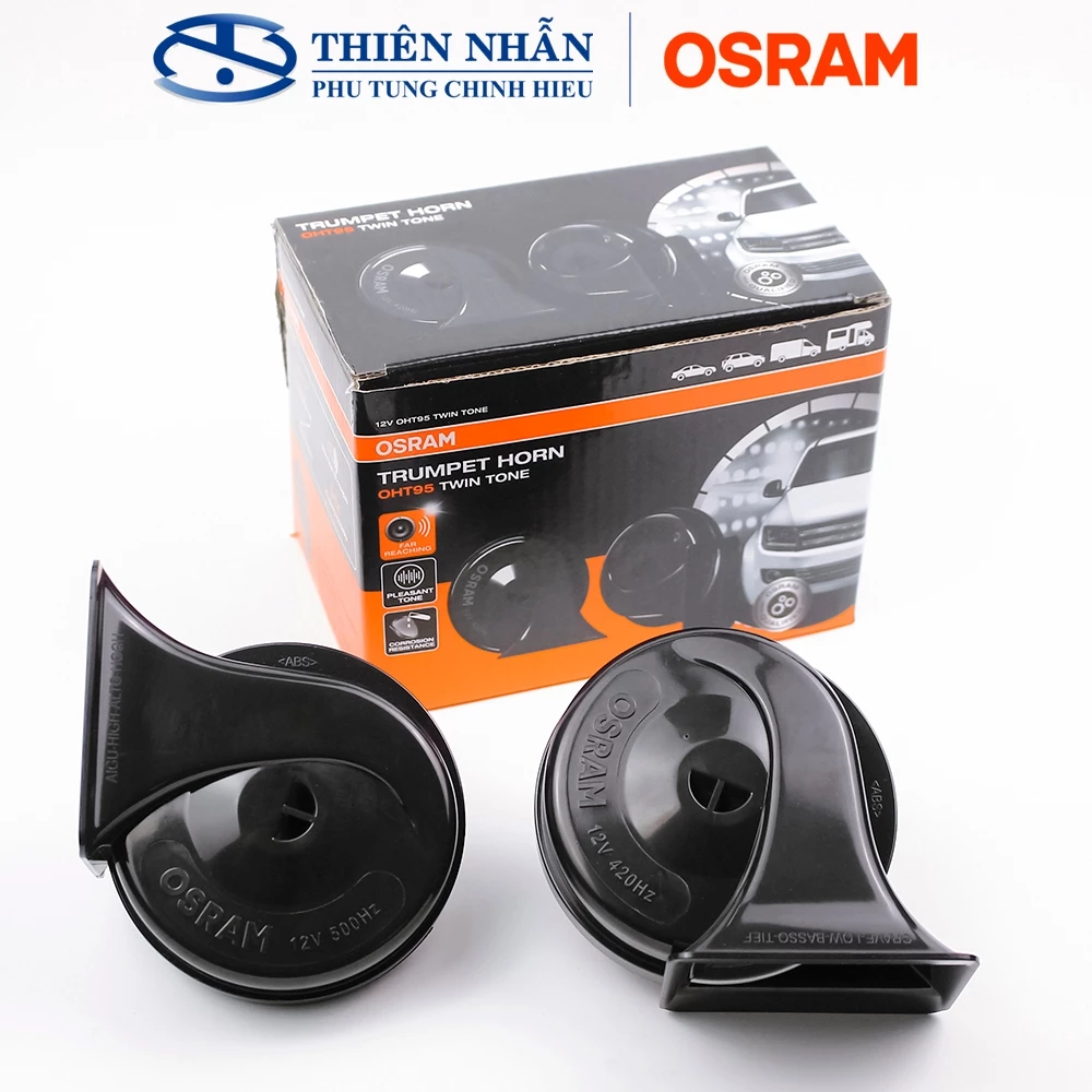 Còi sò ô tô OSRAM Trumpet Horn OHT95 Twin Tone - Ảnh 2