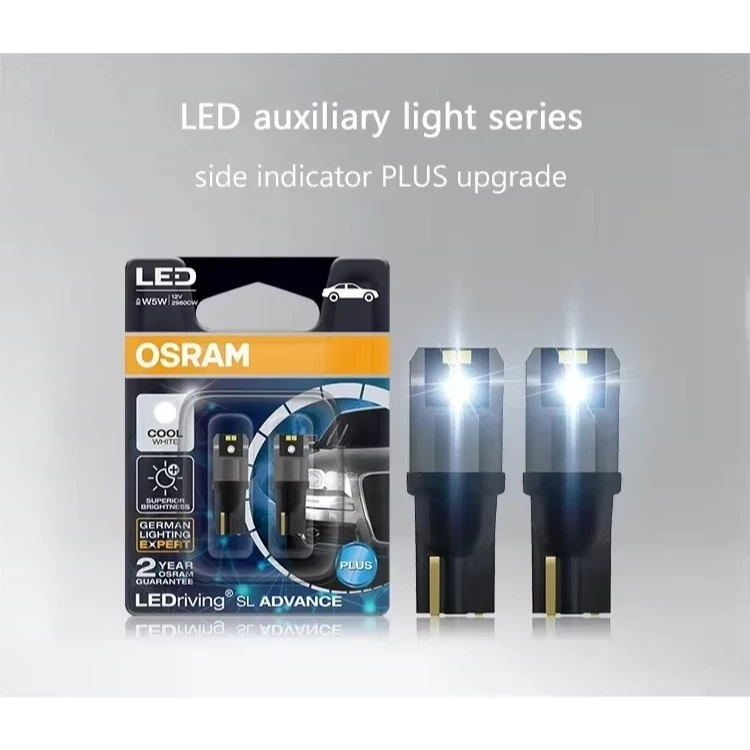 Bóng đèn led Osram T10 sương mù, tín hiệu, demi, định vị, lùi, biển số, nội thất,.. sáng trắng 2980CW 1.5W 120LM - Ảnh 6