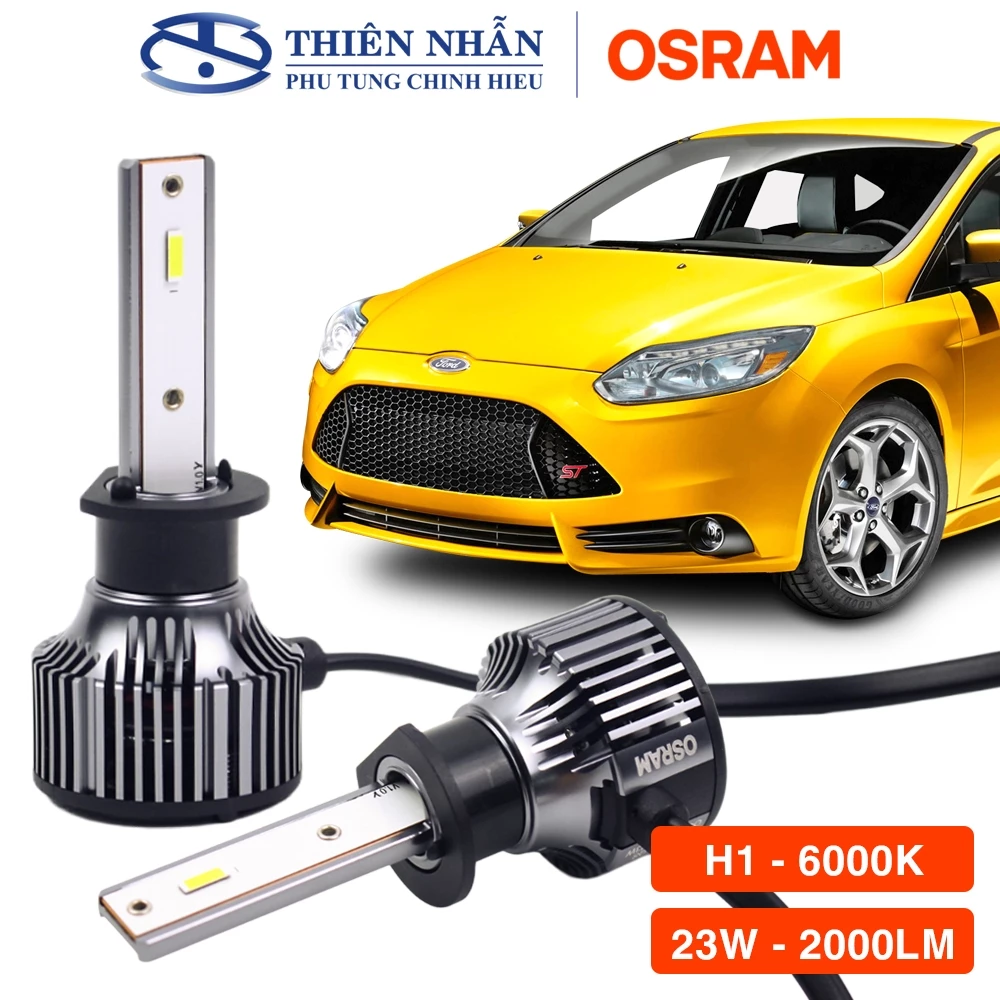 Bóng đèn Led Osram H1 EASE xe Hyundai, Ford, Kia, Isuzu, Chevrole,.. siêu sáng trắng F6150CW 23W 2000LM - Ảnh 2