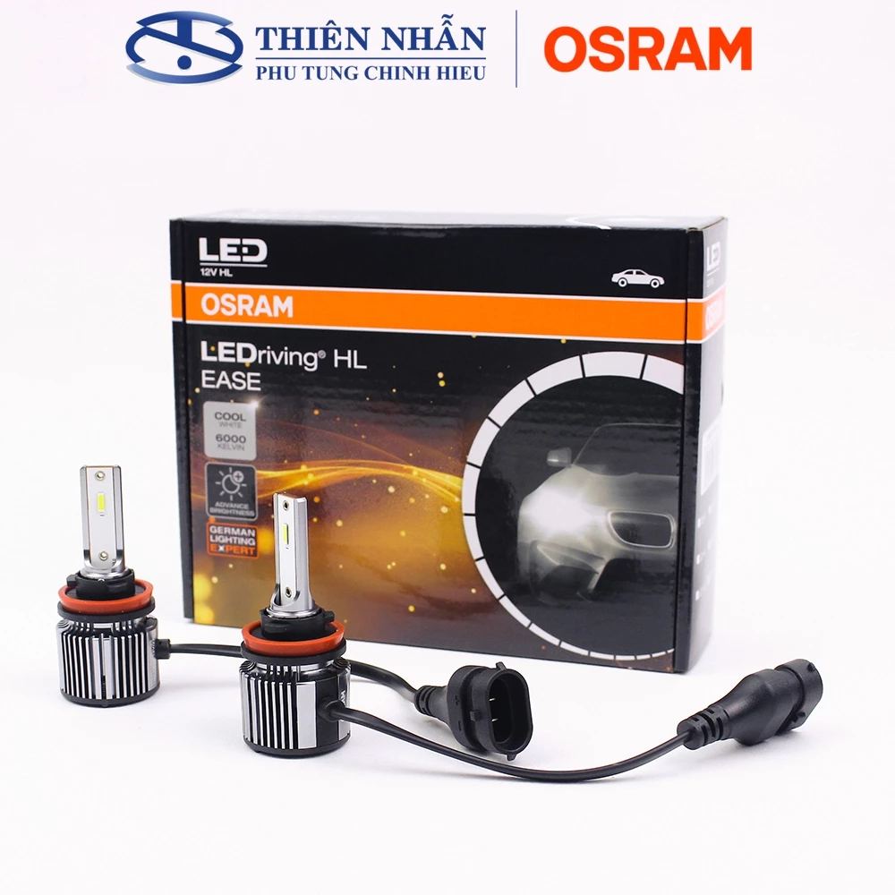 Bóng đèn Led Osram H8/H11/H16 EASE xe Chevrolet, Ford, Honda, Mitsubishi, Mazda,.. siêu sáng trắng F6211CW 27W 2000LM - Ảnh 2
