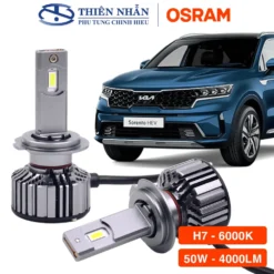 Bóng đèn Led Osram H7 XLZ 3.0 xe Vinfast, Honda, Hyundai và các dòng xe ô tô khác,.. siêu sáng trắng I5210CW 50W 4000LM