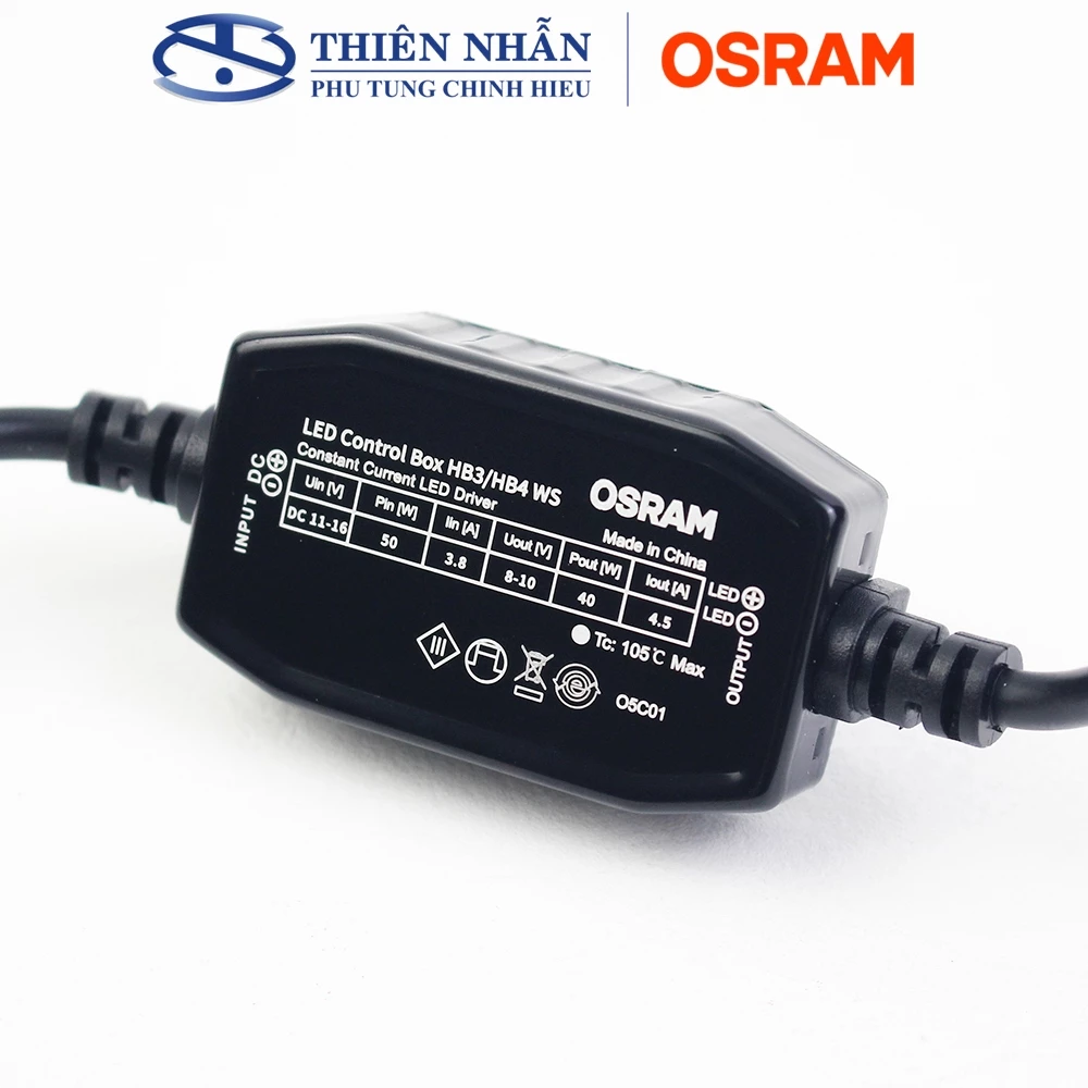 Bóng đèn Led Osram HB3/HB4 xe ô tô Mitsubishi, Honda, Toyota,.. siêu sáng trắng I9005/6CW 50W - Ảnh 4